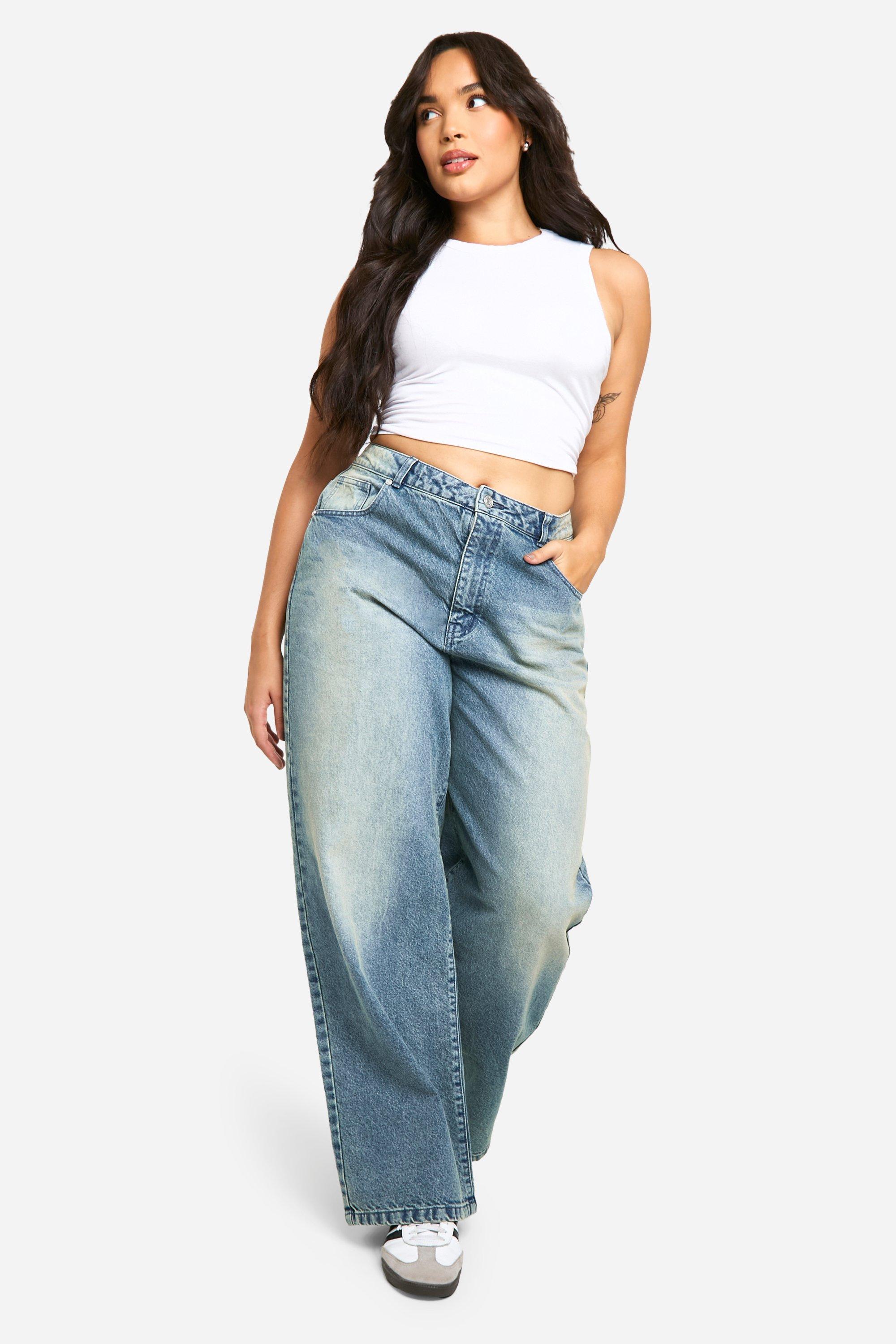 Plus size boyfriend jeans uk best sale